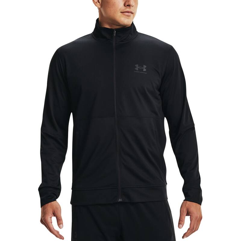 UNDER ARMOUR Pique Track Jacket All Black