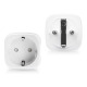 Смарт контакт No brand PST-ZEU-003, Мониторинг, 220V, 16A, Wi-Fi, Tuya Smart, Бял - 91017