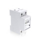 Смарт електромер No brand PST-ZMAi-90, За 35mm DIN, 220V, 60A, Wi-Fi, Tuya Smart, Бял - 91023