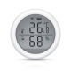 Смарт сензор No brand PST-WSD400B, За температура и влажност, LCD екран, Wi-Fi, Tuya Smart, Бял - 91010