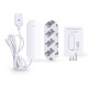 Смарт сензор No brand PST-WW002, За алармиране при наводнение, Wi-Fi, Tuya Smart, Бял - 91005