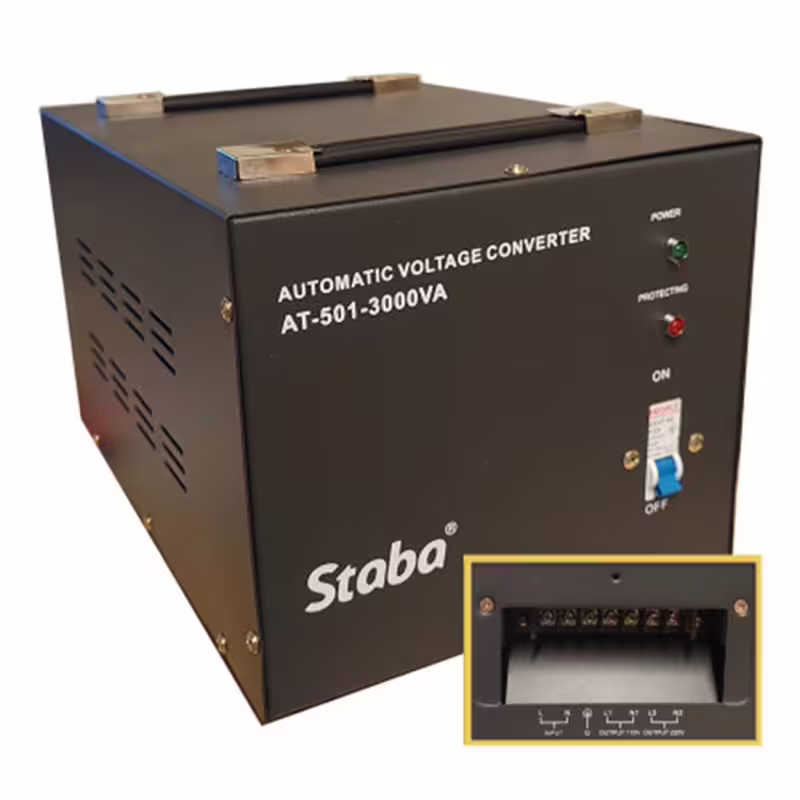 Конвертор AT-501, преобразувател, автоматичен, 220VAC, 110VAC, 3000W, 5000VA