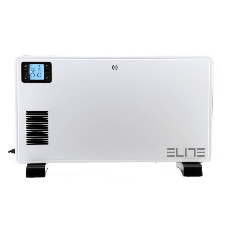 Конвектор Elite WCH-1405, 2300W, Wi-Fi, LCD дисплей, Турбо вентилатор, Ергономични дръжки, Бял