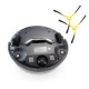Робот прахосмукачка No brand PST-M1, Wi-Fi, Tuya Smart, Черен - 91041