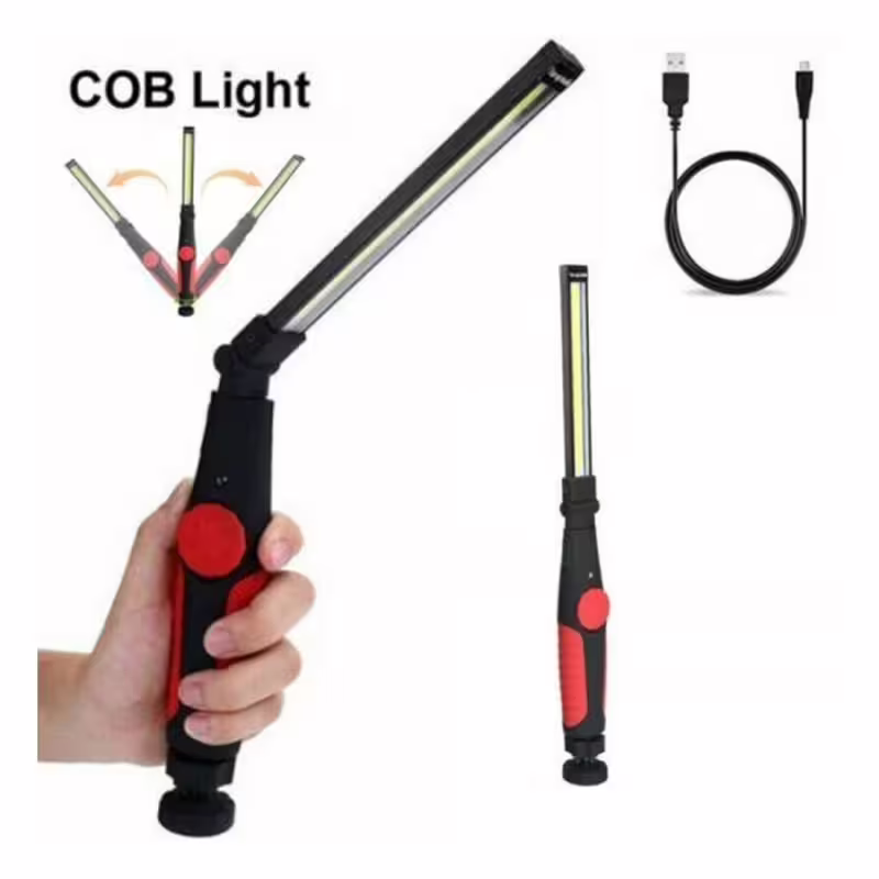 LED фенер JW-821, акумулаторна батерия, магнит, регулатор, гъвкав, стойка, 10W