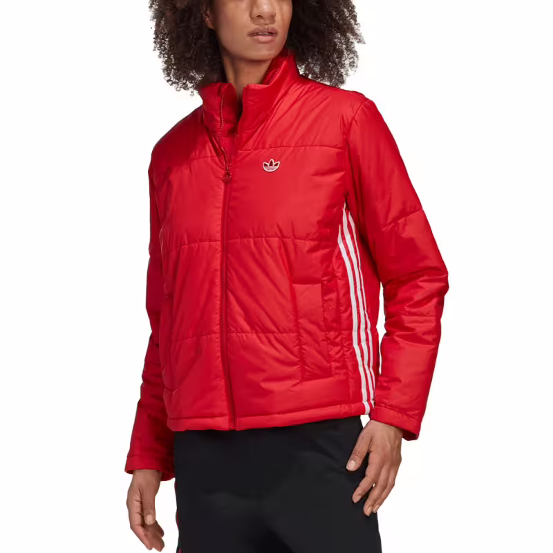 ADIDAS Short Puffer Jacket Red