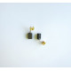 Въглено-графитна четка с пружина и накрайник профил 6x9x13mm