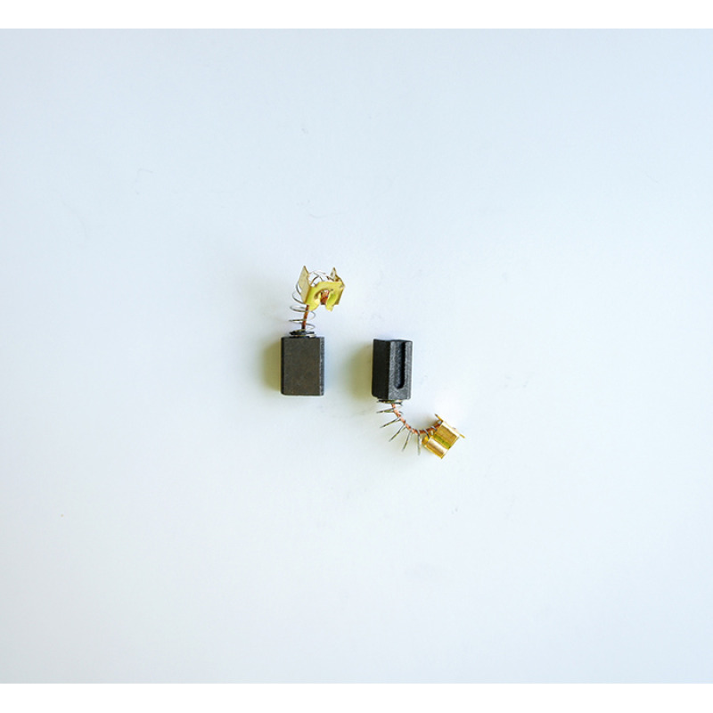 Въглено-графитна четка с пружина и накрайник профил 6x9x13mm