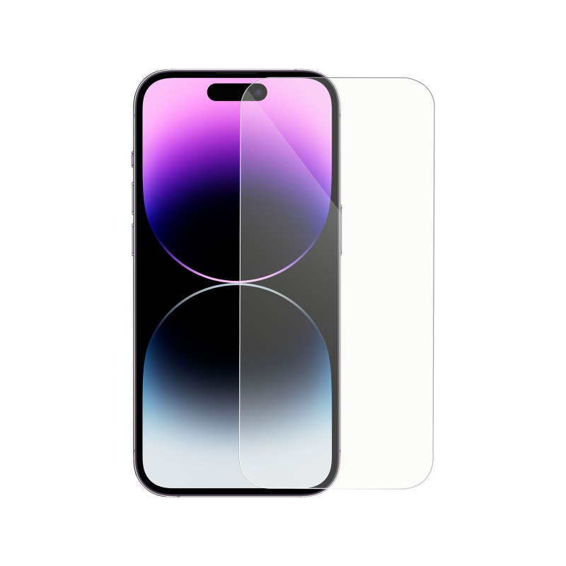 Стъклен протектор DeTech, за iPhone 14 Pro, 0.3mm, Прозрачен - 52704