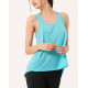 UNDER ARMOUR Whisperlight Tie Back Tank Blue