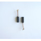 Въглено-графитна четка, пружина, накрайник профил, 6,3x6,3x17mm