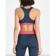 PUMA Mid Impact Elastic Padded Bra Blue