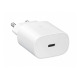 Мрежово зарядно, съвместимо с Apple, iPhone, бързо зареждане, бял, USB-C, Type-C, 20W