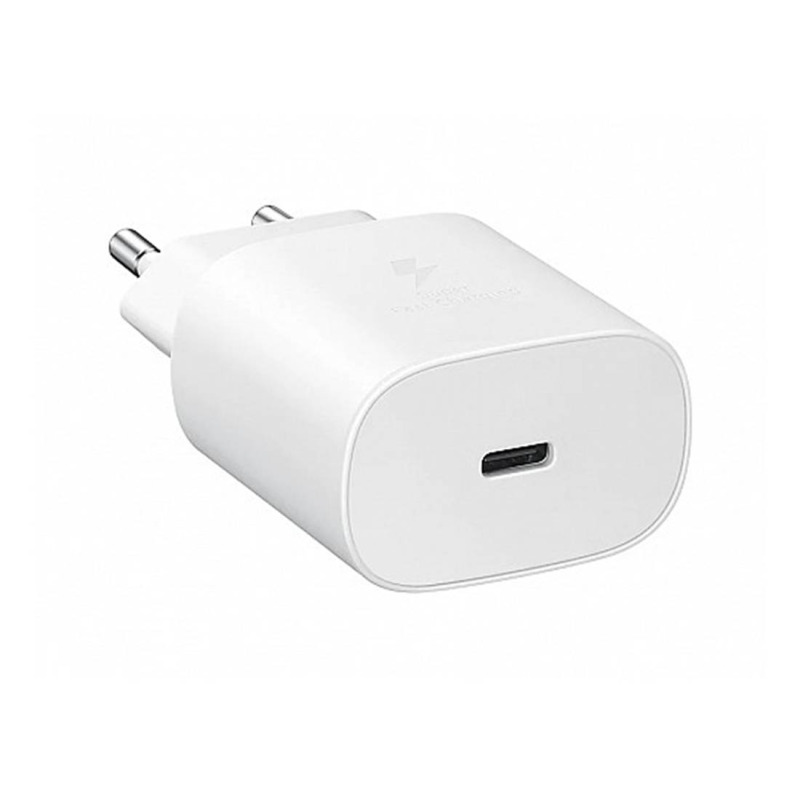 Мрежово зарядно, съвместимо с Apple, iPhone, бързо зареждане, бял, USB-C, Type-C, 20W