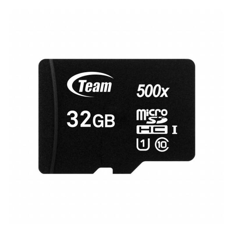MicroSDHC UHS-1, карта памет TEAMGROUP, клас 10, адаптер, 32GB