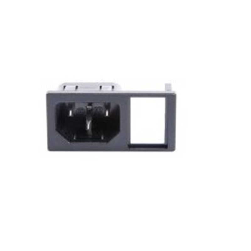 Букса панелна RS601, захранваща за компютър, IEC C14(м), 220VAC, 10A