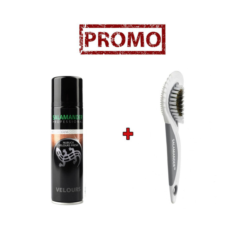 SALAMANDER Spray No Colour for Suede/Nubuck + Brush