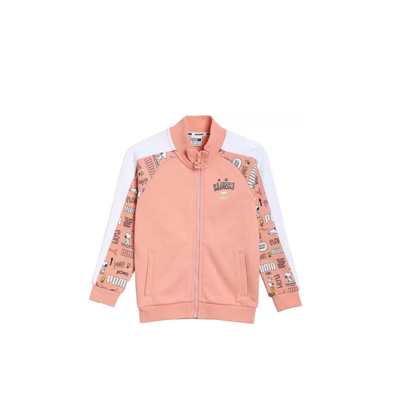 PUMA x Peanuts Kids' Track Jacket Pink