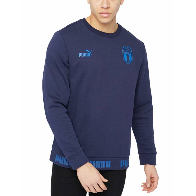 PUMA Italy Ftbl Culture Crew Sweater Blue