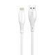 Кабел за данни DeTech DE-44i2, Lightning, 2.0m, Бял - 40268