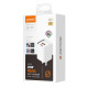 Мрежово зарядно устройство LDNIO A2318C, 20W, 1 x Type-C F, 1 x USB F, PD, QC, С Lightning кабел, Бял - 40290