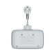 Разклонител LDNIO SE2435, 2 гнезда, CEE 7/3, 2500W, 1 x Type-C F, 3 x USB F, PD, QC, Бял - 40296