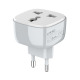 Смарт контакт LDNIO SCW1050, 220V, 10A, Wi-Fi, Tuya Smart, Бял - 40297