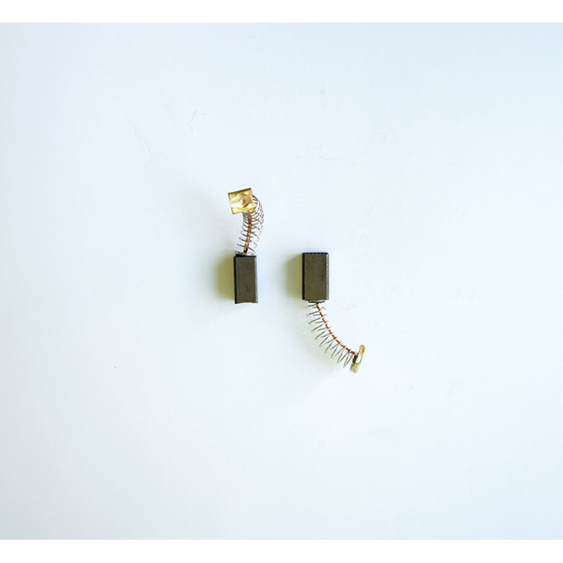 Въглено-графитна четка с пружина и накрайник профил 6,5x7,5x14,5mm