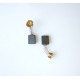 Въглено-графитна четка с пружина и накрайник профил 6,5x13,5x18mm