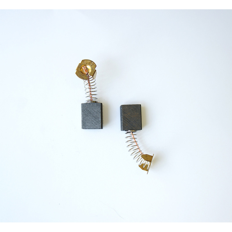 Въглено-графитна четка с пружина и накрайник профил 6,5x13,5x18mm