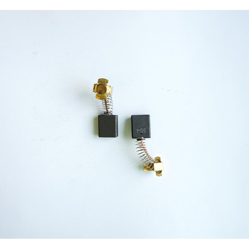 Въглено-графитна четка с пружина и накрайник профил 7x15x17mm
