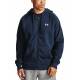 UNDER ARMOUR Rival Cotton Full Zip Hoodie Blue