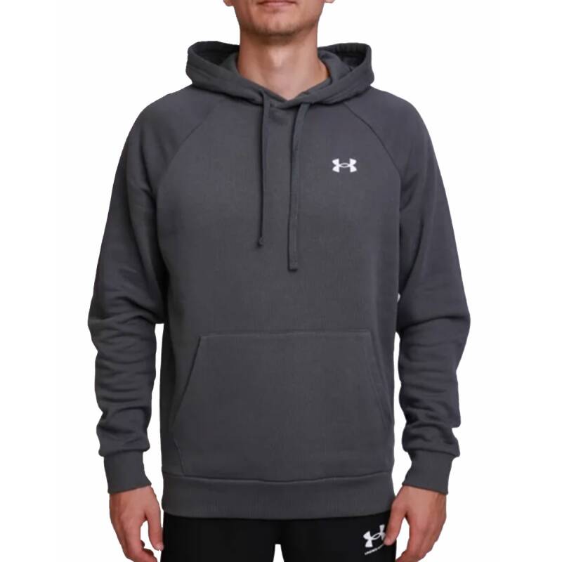 UNDER ARMOUR Rival Cotton Hoodie Grey