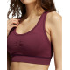 ADIDAS Studio Bra Burgundy
