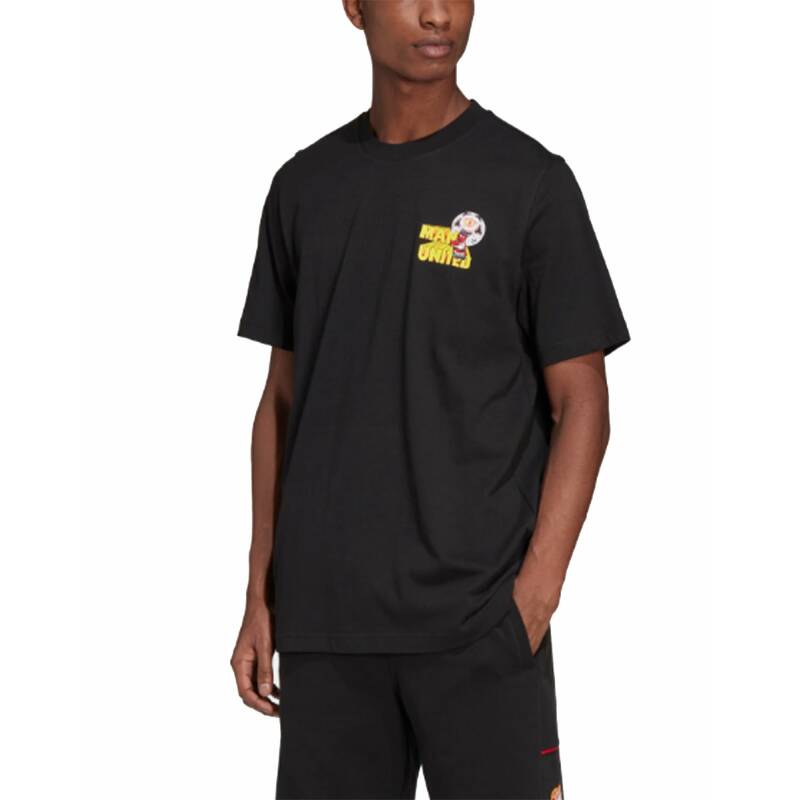 ADIDAS Originals Manchester United Graphic T-Shirt Black
