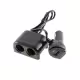 Автомобилен разклонител 1641, 2 гнезда за запалка(ж), 1xUSB, 10A, 12VDC, 24VDC, 0,75m