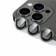 Стъклен протектор за камера DeTech, за iPhone 12 Pro / 12 Pro Max, Черен - 52709