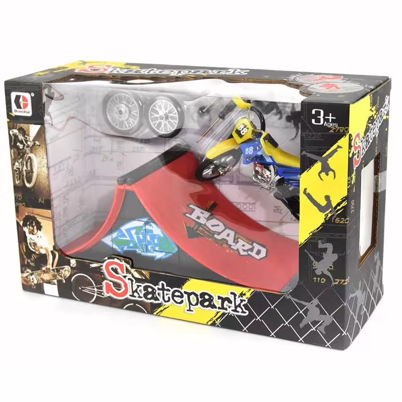 Играчка за пръсти - рампа за трикове с мотор