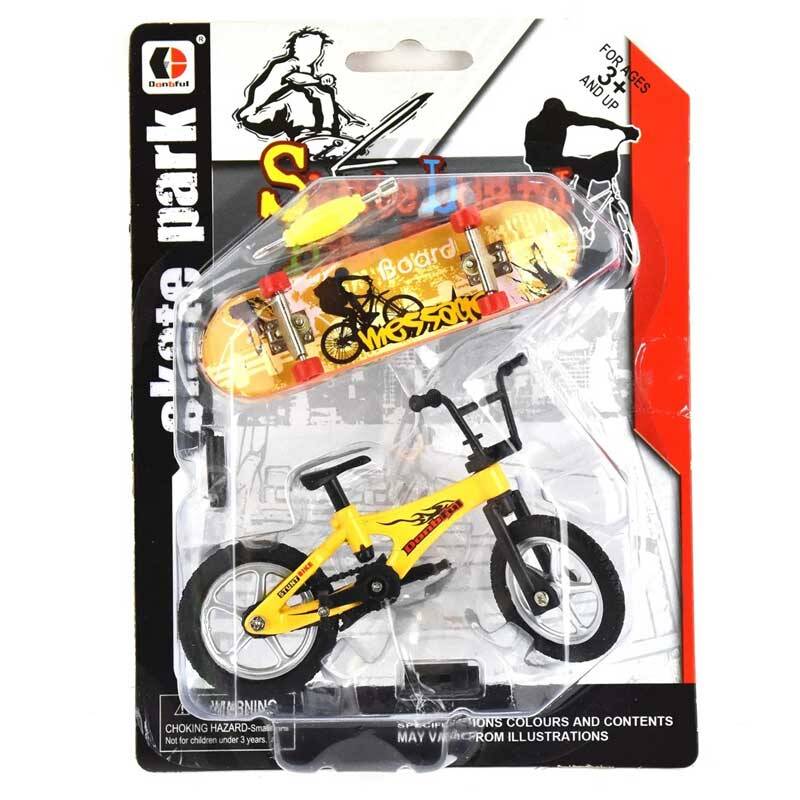 Комплект фингърборди - скейтборд и колело BMX