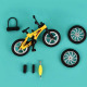 Фингърбайк Колело BMX, червен/зелен