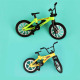 Фингърбайк Колело BMX, червен/зелен