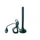 Стайна антена AP8515, магнитна поставка,права букса RF, VHF, UHF, DVB-T