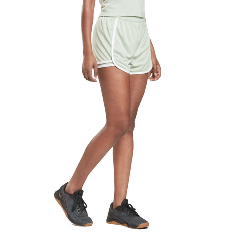 REEBOK Workout Ready High-Rise Shorts Light Green