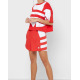 ADIDAS Originals Large Logo Shorts Red/White