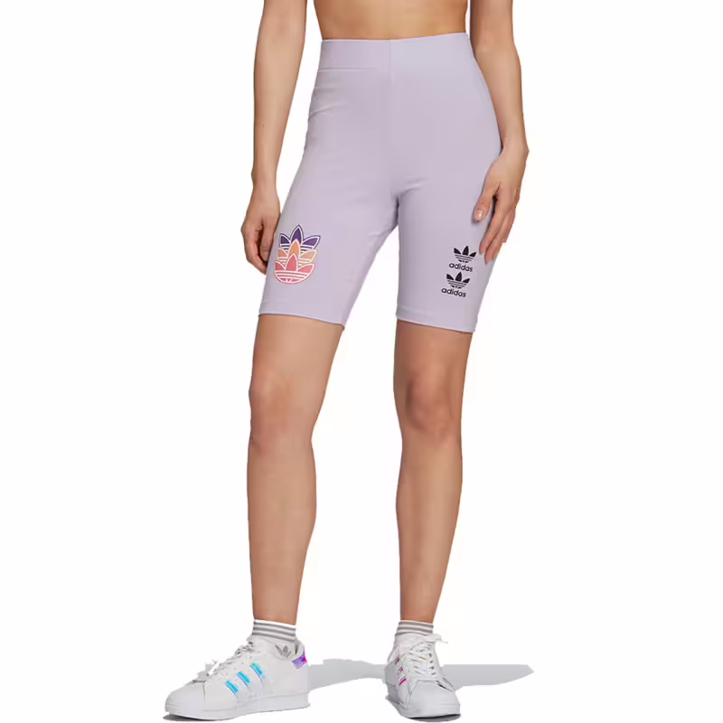ADIDAS Originals Logo Play Short Tights Purple