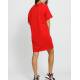 ADIDAS x Marimekko Trefoil Print Infill Tee Dress Red