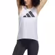 ADIDAS 3-Stripes Logo Tank Top White