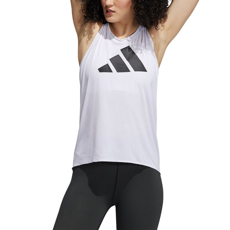 ADIDAS 3-Stripes Logo Tank Top White