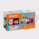Мини вафлен конструктор "Градски център" - Пожарна кола 80 части