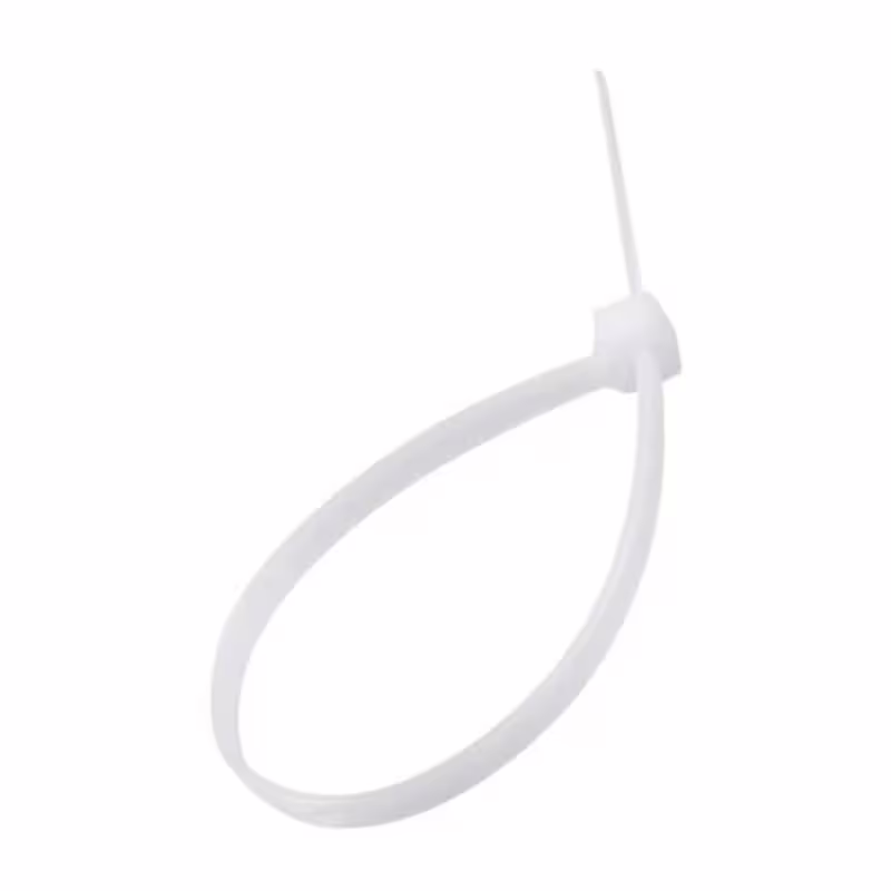 Кабелна превръзка, опашка, бяла, 8x750mm